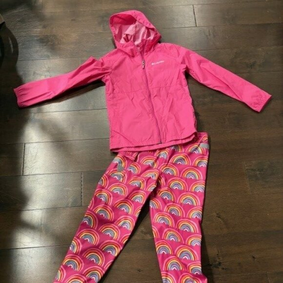 Girls Rain Gear Size Medium 10-12 - Picture 1 of 8